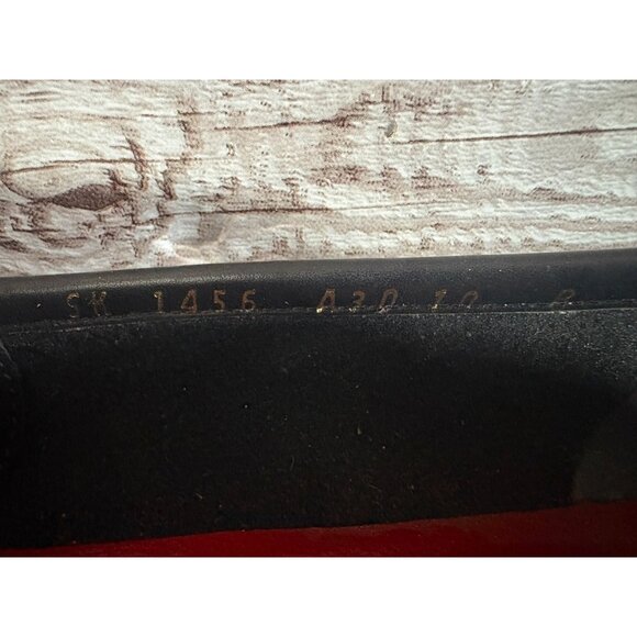 Salvatore Ferragamo Suede loafers Size 10 B color Black New made in Italy - Picture 9 of 11